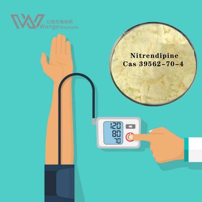 Hypertension Treatment API Active Pharmaceutical Ingredient Nitrendipine Cas 39562-70-4