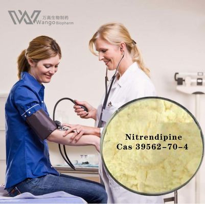 Hypertension Treatment API Active Pharmaceutical Ingredient Nitrendipine Cas 39562-70-4