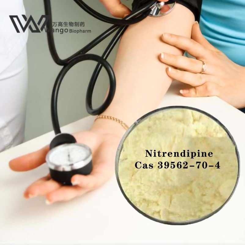 Hypertension Treatment API Active Pharmaceutical Ingredient Nitrendipine Cas 39562-70-4
